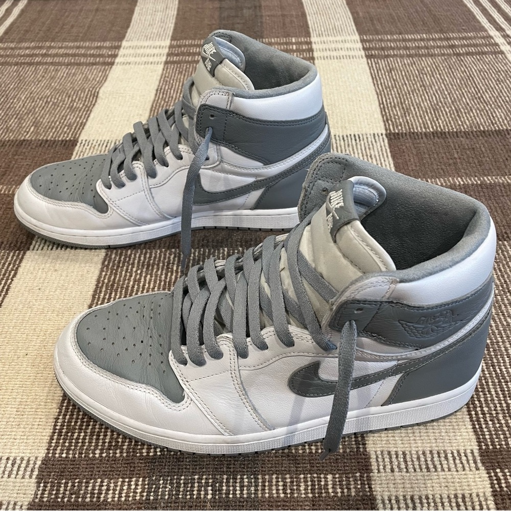 Nike Air Jordan 1 Retro High OG Stealth Gray/White - Size 11